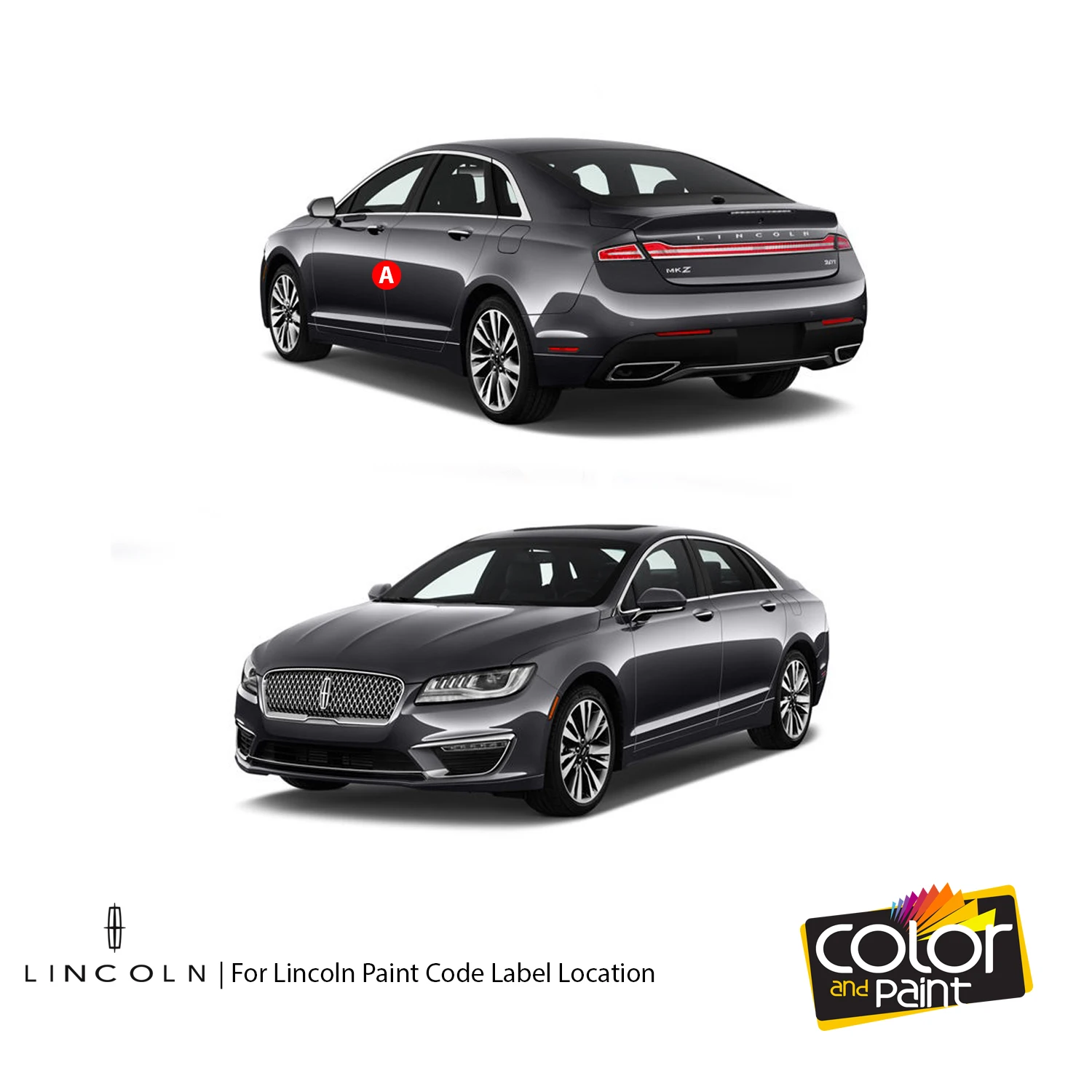 

Color and Paint for Lincoln Automotive Touch Up Paint - BISQUE FROST MET - AD - Paint Scratch Repair, exact Match