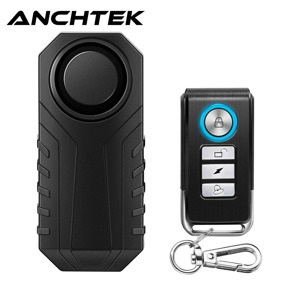 Беспроводная сигнализация Anchtek 113dB водонепроницаемая система сигнализации для