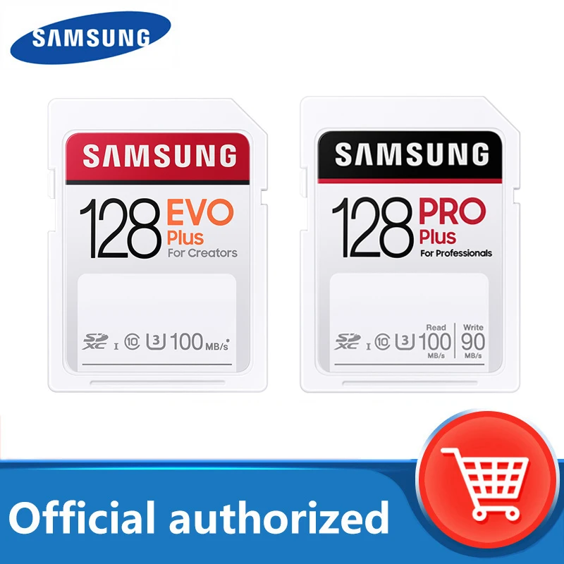 Карта памяти MicroSD SAMSUNG EVO Plus/PRO SD карты 128 Гб карта 32 64 256 C10 UHS I sd для спортивной экшен