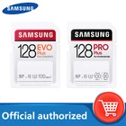 Карта памяти SAMSUNG EVO PlusPRO, SD-карта C10 на 128 ГБ, 32 ГБ, 64 ГБ, 256 ГБ, UHS-I, tarjeta sd для видеокамер 4K и FHD