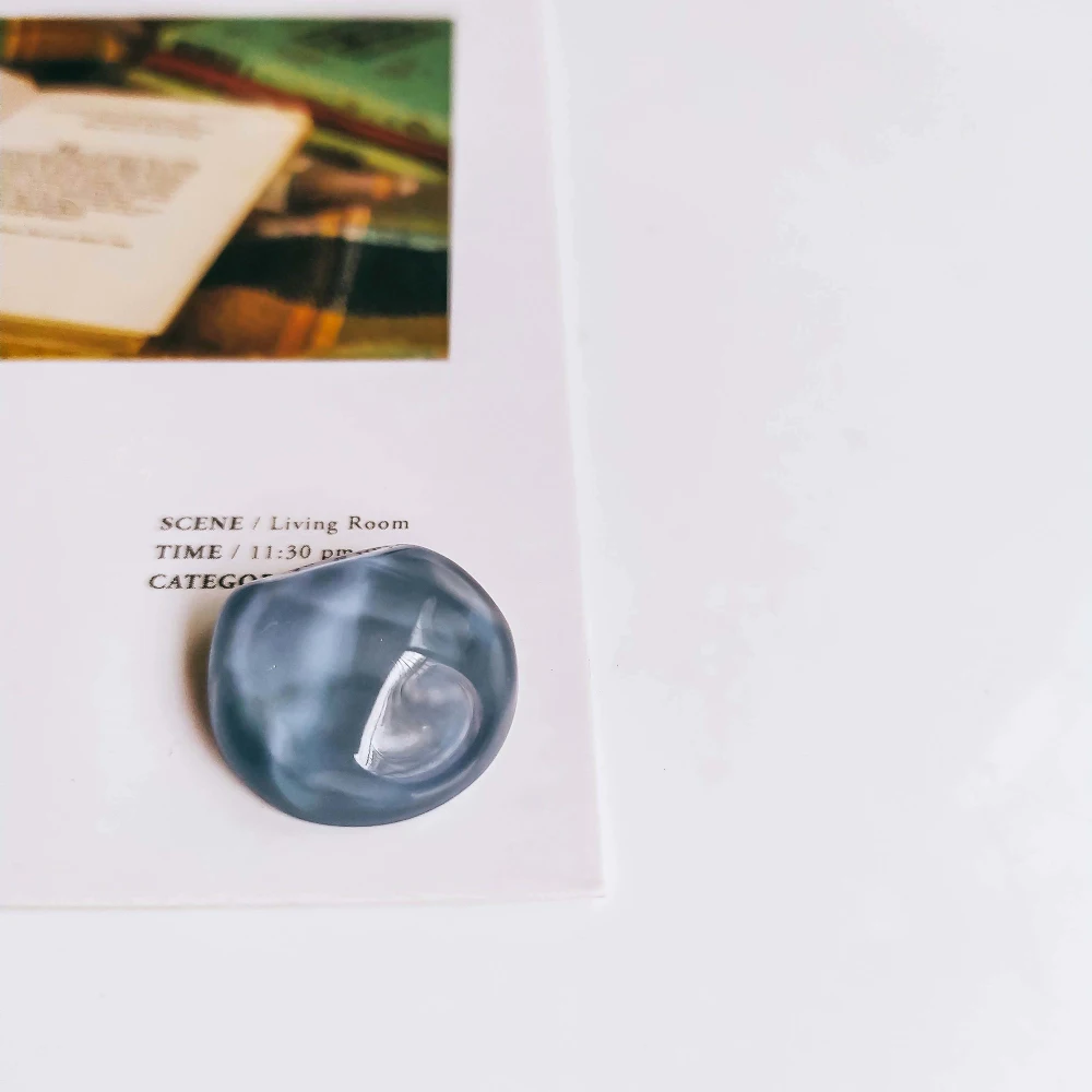 Resin Plastic Cabochon Round Flat Back Base Jewelry Component Diy Handmade Material 10pcs - Цвет: 6