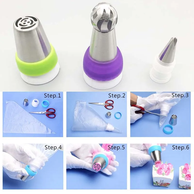 Кондитерские насадки из нержавеющей стали для крема 31 шт./компл.|Принадлежности