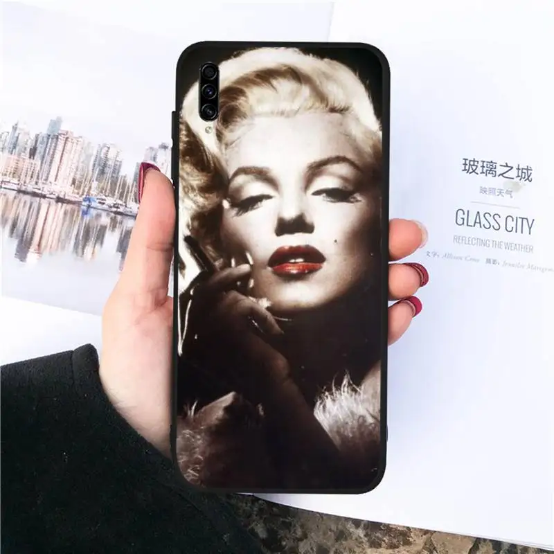 

Sexy Girl Marilyn Monroe Phone Case For Samsung galaxy S 21 20 10 8 A 50 21s 51 71 70 40 20 20e note 10 plus Ultra 5g fe