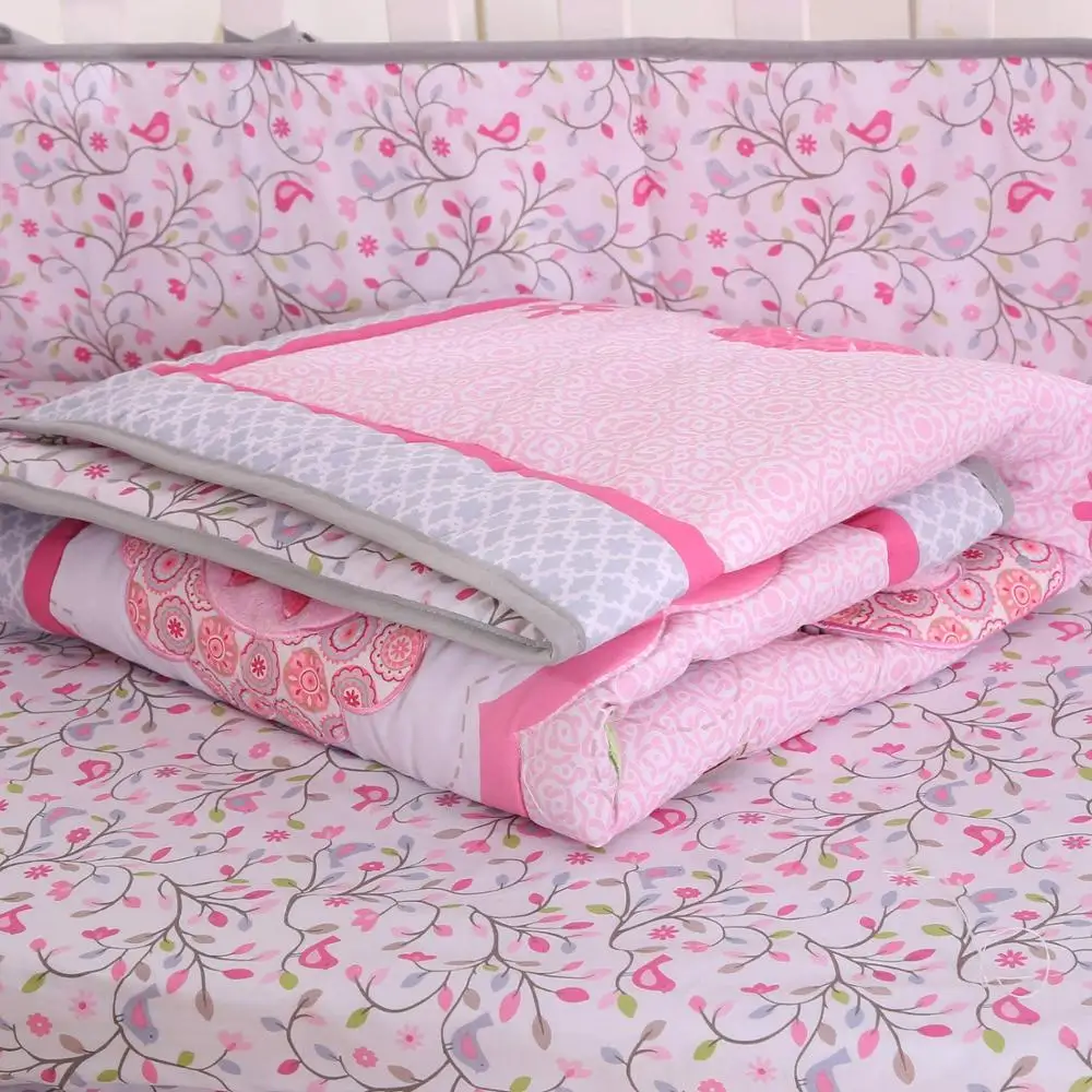 Комплект детского постельного белья с вышивкой 7 шт. | Мать и ребенок