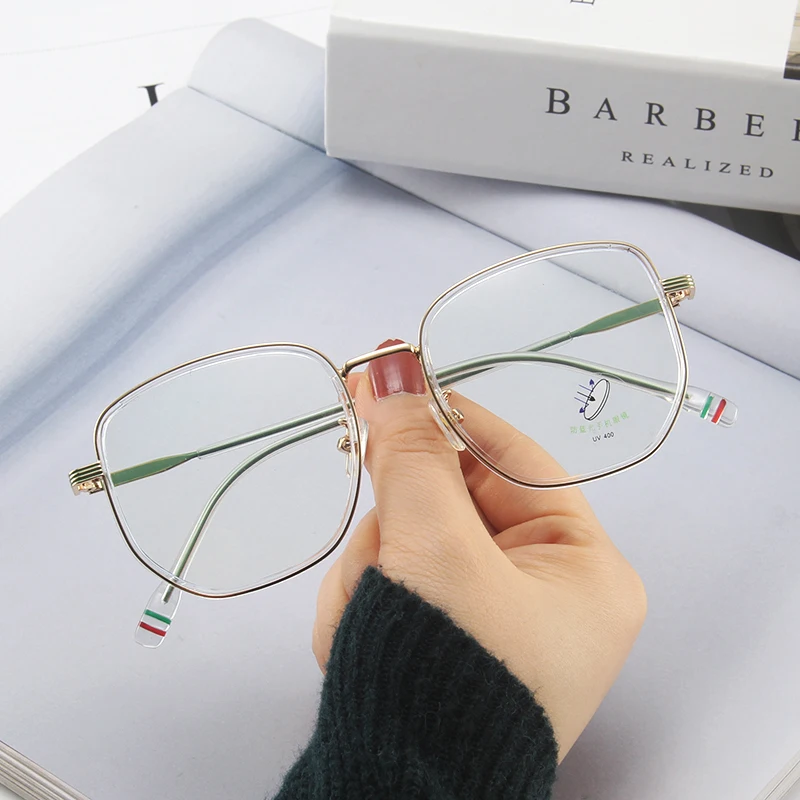 

Gaming Computer Glasses Frame Women Myopia Anti Blue Light Blocking Eyelasses Optical Prescription Frame Clear Korea Spectacles