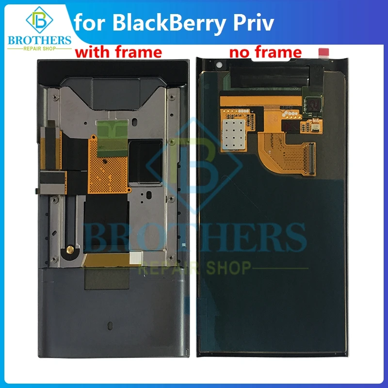 ЖК-дисплей для Blackberry Priv сенсорный экран дигитайзер ЖК-экран STV100-4 STV100-3 в сборе 5 4