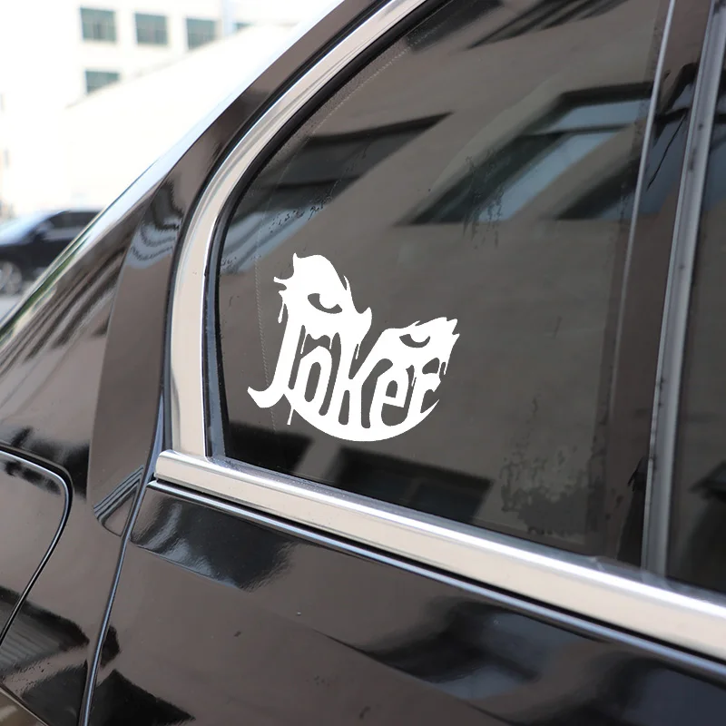

16.3X14.5CM Joker Face Funny Vinyl Decals Window Trunk Decoration Car Sticker