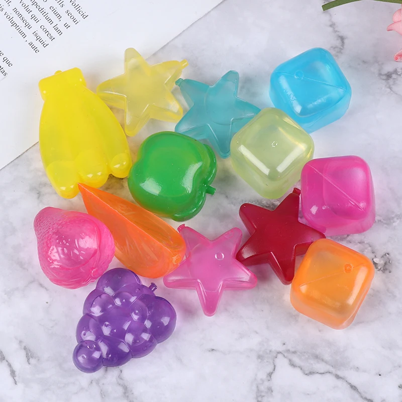 20pcs Star Shaped Creative Ice Cube Outdoor Plastic Reusable Multicolour Stone Party Physical Cooling Bar Tool | Дом и сад