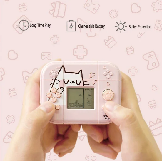 

Game Boy Airpod Case Tetris Console Mini Soft Silicone Case For Apple Airpods Shockproof Cover Earphone Cases Protector