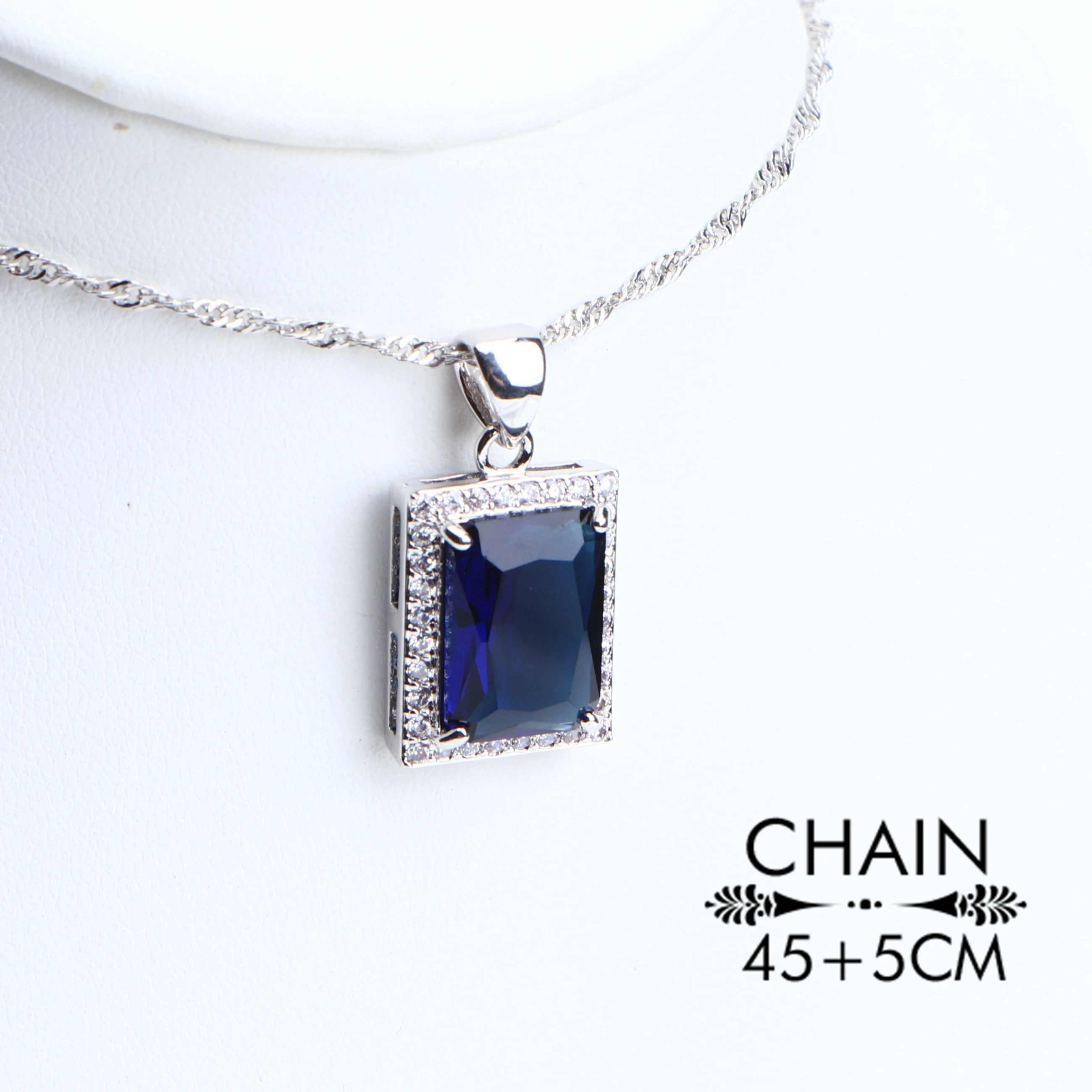 Женский комплект свадебных украшений из серебра 925 пробы обручальные кольца с