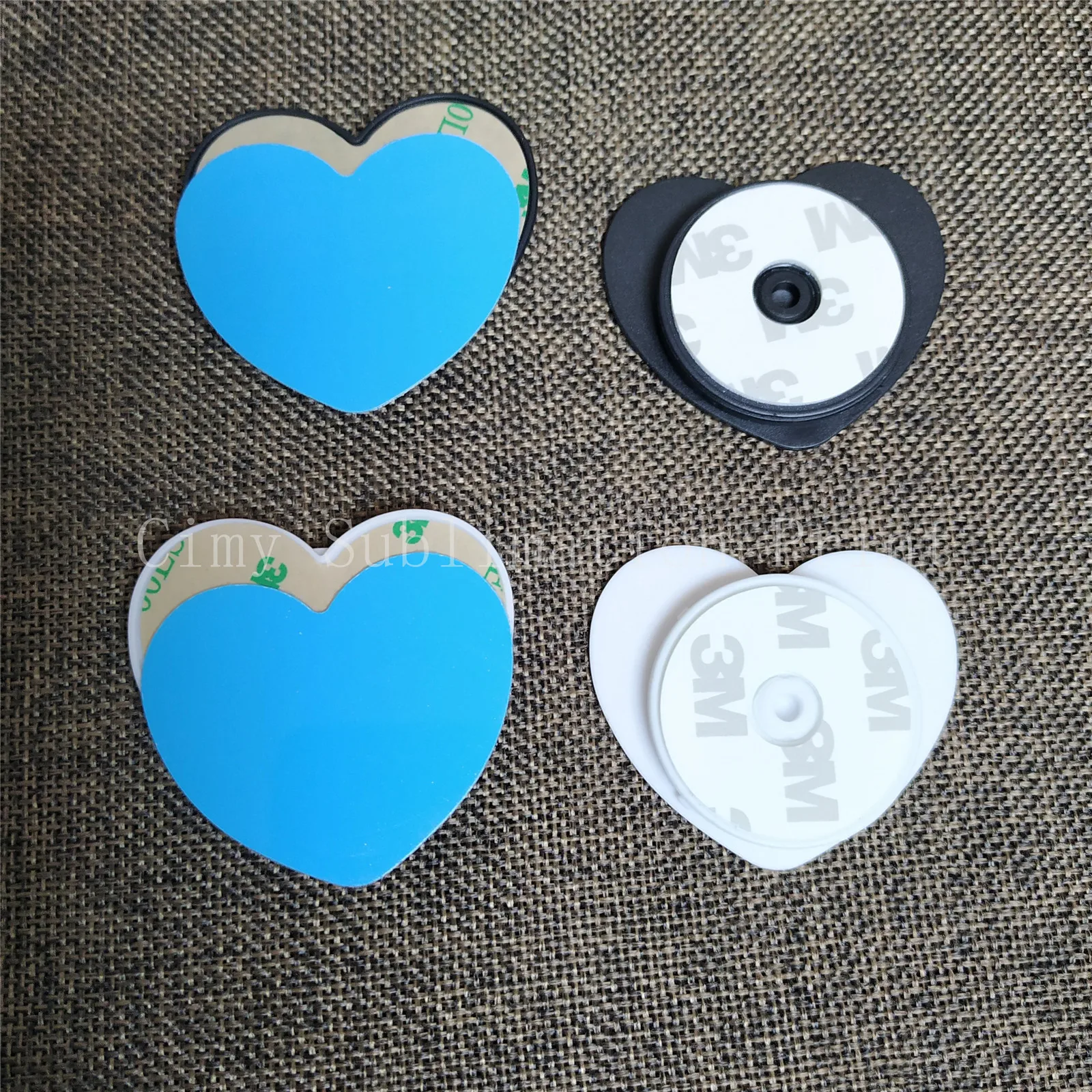 50 шт./лот сублимационный чистый пластиковый держатель для мобильного телефона с