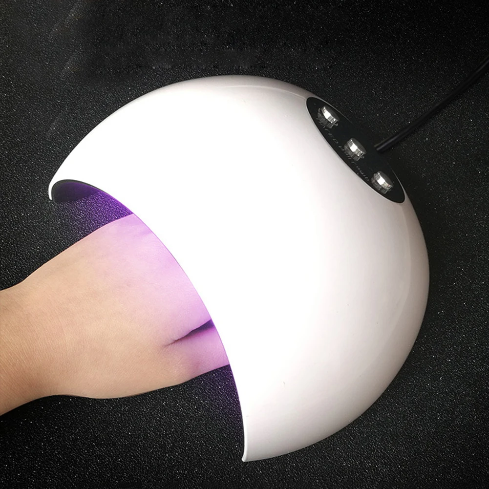 Индукционная УФ лампа для маникюра 24 Вт светодиодный лак ногтей Сушилка