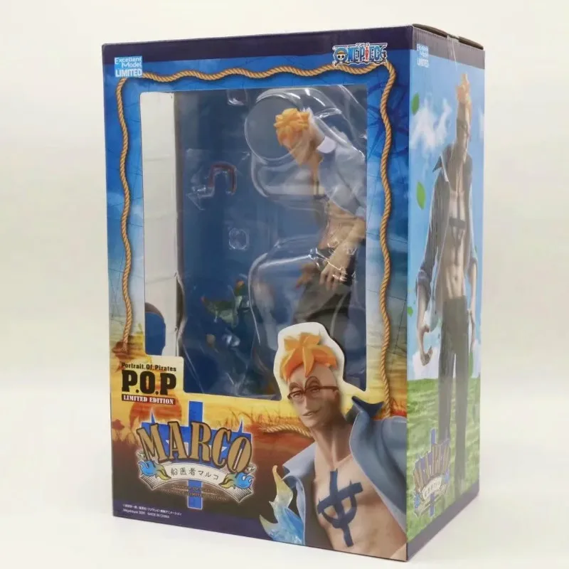 

23cm One Piece Japanese Anime Marco Phoenix Standing Ver. PVC Action Figure Collectible Model Kids Toys Statue Brinquedos Gifts