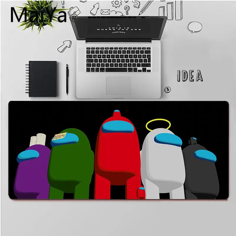 

FHNBLJ Top Quality Among Us Keyboards Mat Rubber Gaming mousepad Desk Mat Free Shipping Large Mouse Pad Keyboards Mat