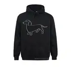 Такса для любителей Doxie. Свитшот Weiner с изображением собак для мужчин и женщин