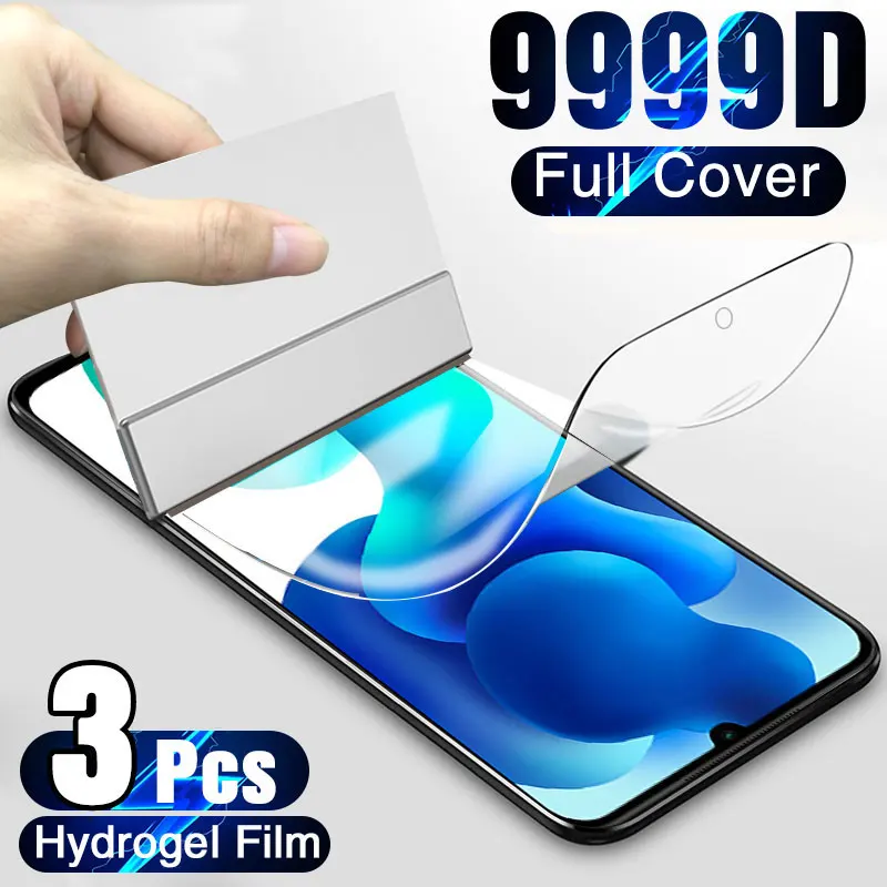 

Screen Protector For Xiaomi Mi Note 10 10T Pro Lite Full Cover Hydrogel Film For Xiamo Mi 10 Lite 9 8 SE CC9 Pro A2 MIX 2 S 3 11