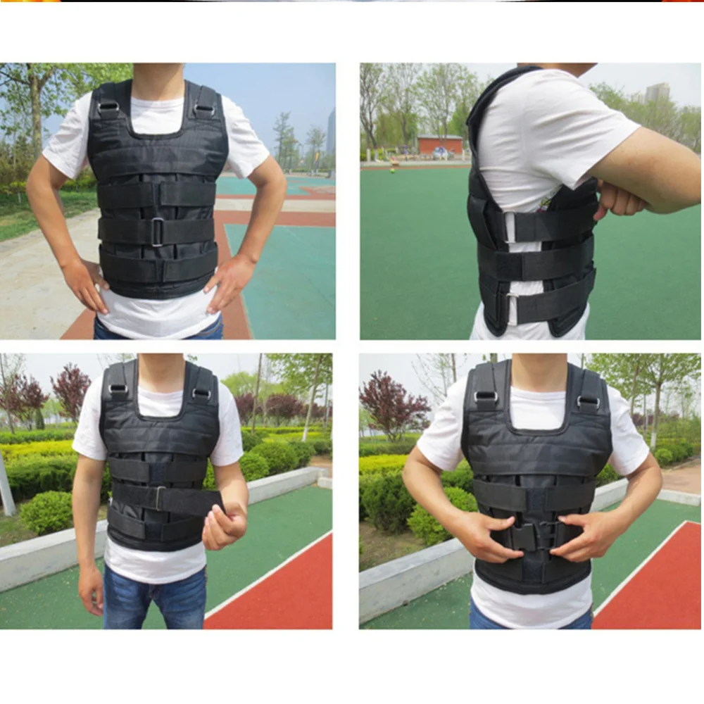 

1PC Running Lead Weighted Vest Body-building Weight-bearing Vest Sports Weight-bearing Gear Adjustable Invisible Weight-bearing