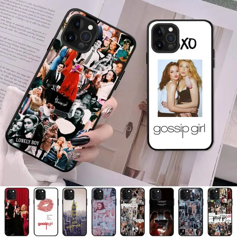 

Gossip Gir Phone Case For iPhone 13 11 8 7 6 6S Plus X XS MAX 5 5S SE 2020 XR 11 pro DIY Funda