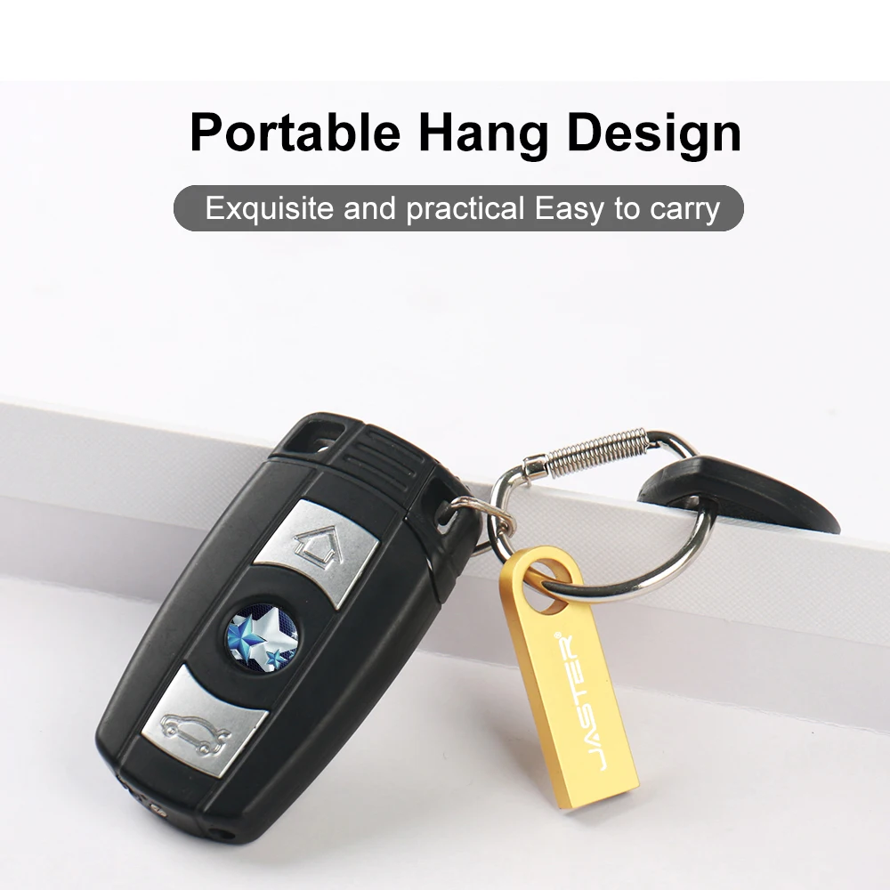 JASTER высокоскоростная флешка 2 мини USB флеш-накопитель металлический 4 ГБ 8 16 64 Гб