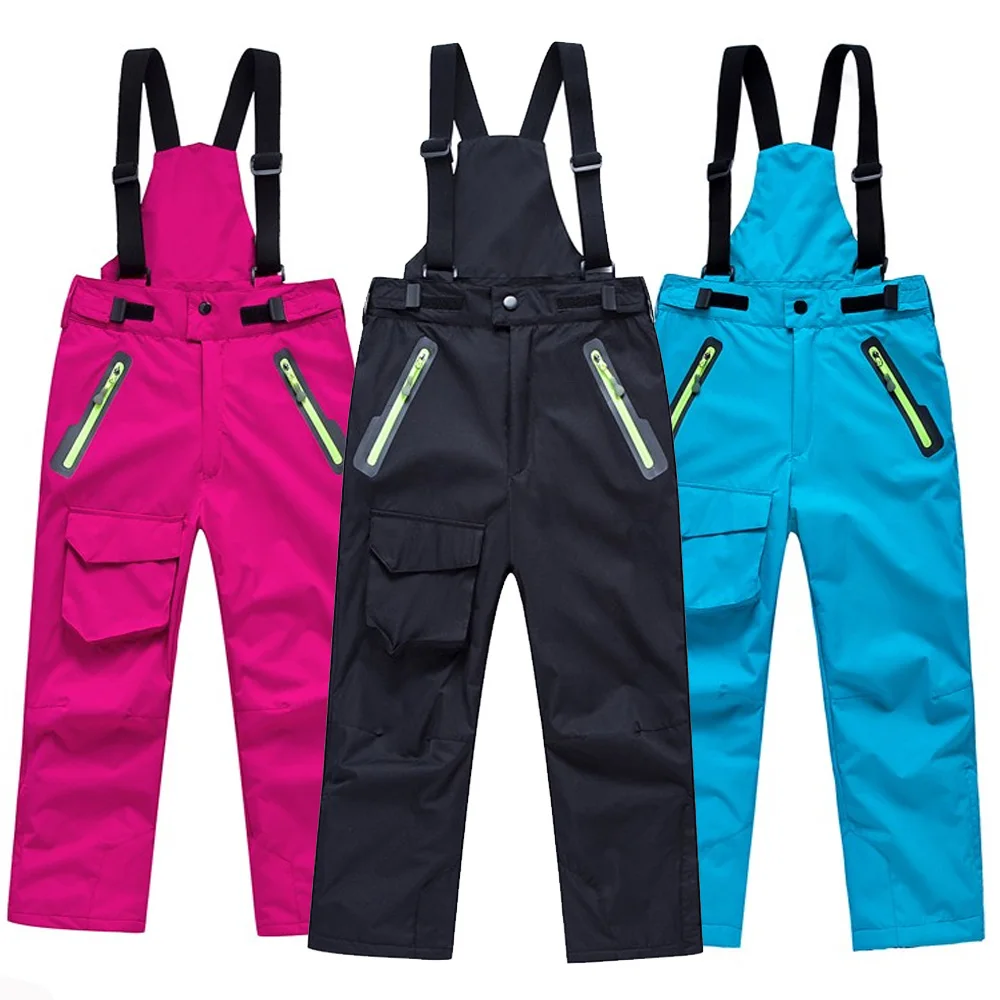 Зимние Kinder Skihose Детские водонепроницаемые ветрозащитные лыжные брюки для
