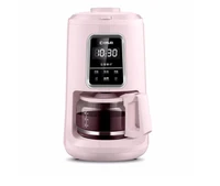 donlim dl kf1061 household americano cafe machine pink diy drip coffee maker cooker home tea pot 0 7l auto grinder coffee bean