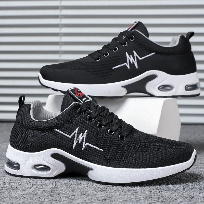 2021 New Hotsale Soft Sole Running Breathable Outdoor Sports Shoes Lightweight Sneakers For Men Comfortable Athletic Training