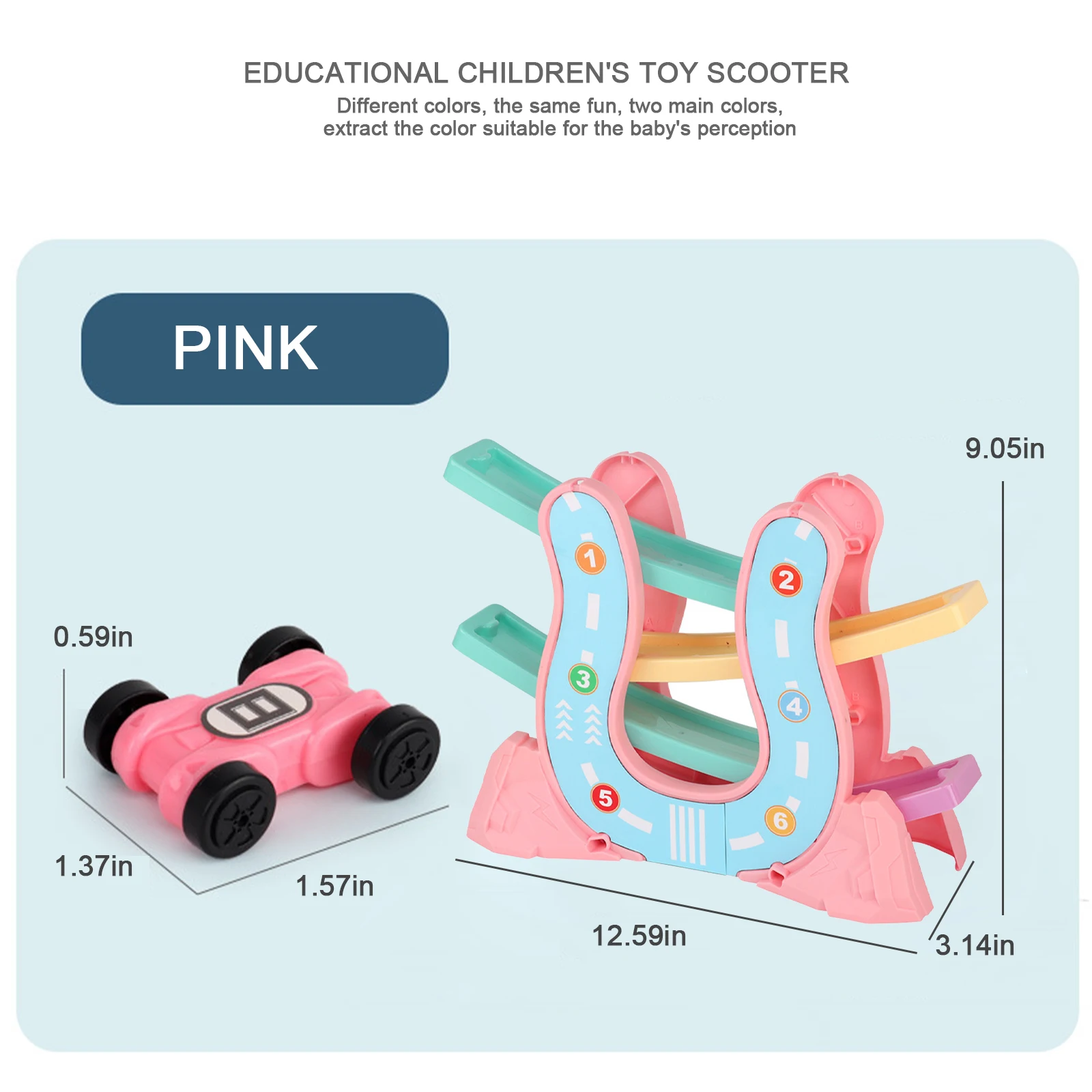 

Racing Gliding Car Slot Track Gliding Car Rail Car Educational Children's Toys Sliding Car Table Games Boys Hot Sale Delivery