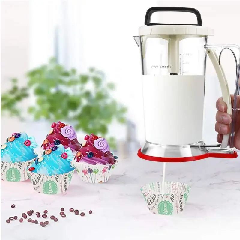 

Портативный вафли выпечки дозатор блинного теста прозрачный и быстро распределения выпечки инструменты и аксессуары