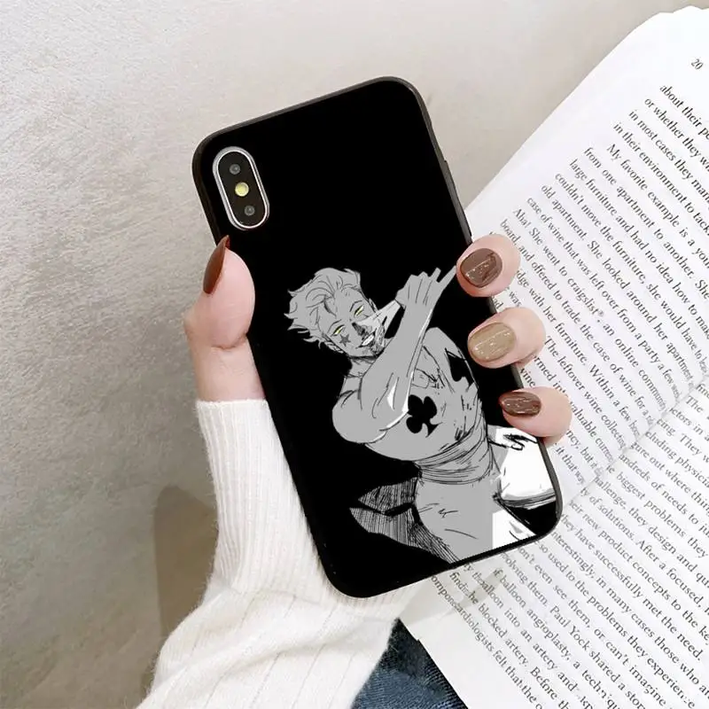 

YNDFCNB Hisoka Hunter Phone Case For iPhone 8 7 6 6S Plus 5 5S SE 2020 12pro max XR X XS MAX 11 case