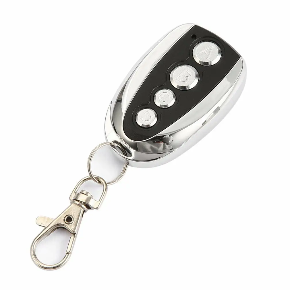 

1 Piece 4 Keys Universal Garage Door Remote Control 433Mhz Opener Cloning 4 Key Car Rolling Code Gate 433 Remote Control