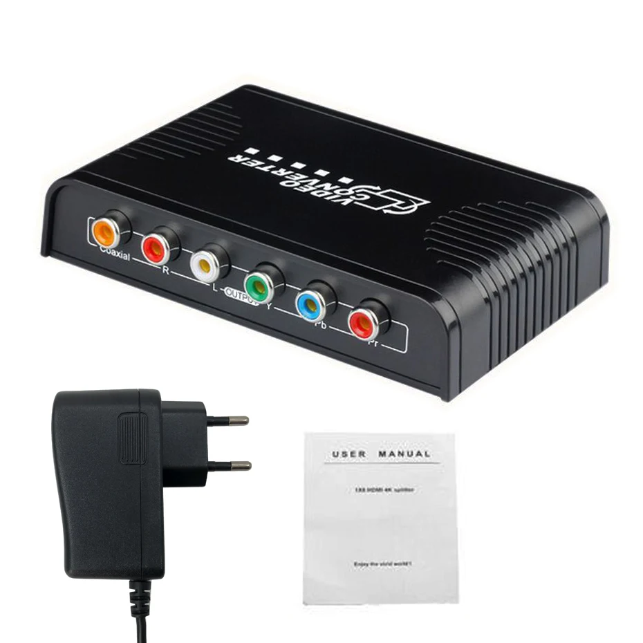 HDMI К Ypbpr компонентный преобразователь RGB Scaler с цифровым коаксиальным аудиовыход для PS4 Apple tv DVD STB к ТВ с компонентным в