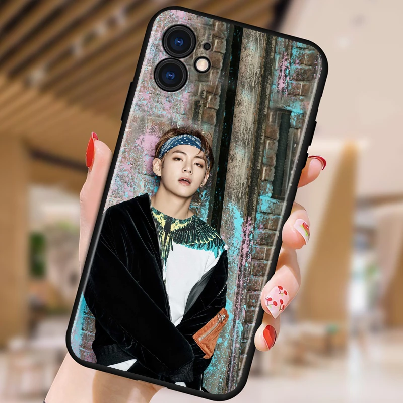 

Park Jimin K Pop For Apple iPhone 12 11 XS Pro Max Mini XR X 8 7 6 6S Plus 5 SE Black Phone Case