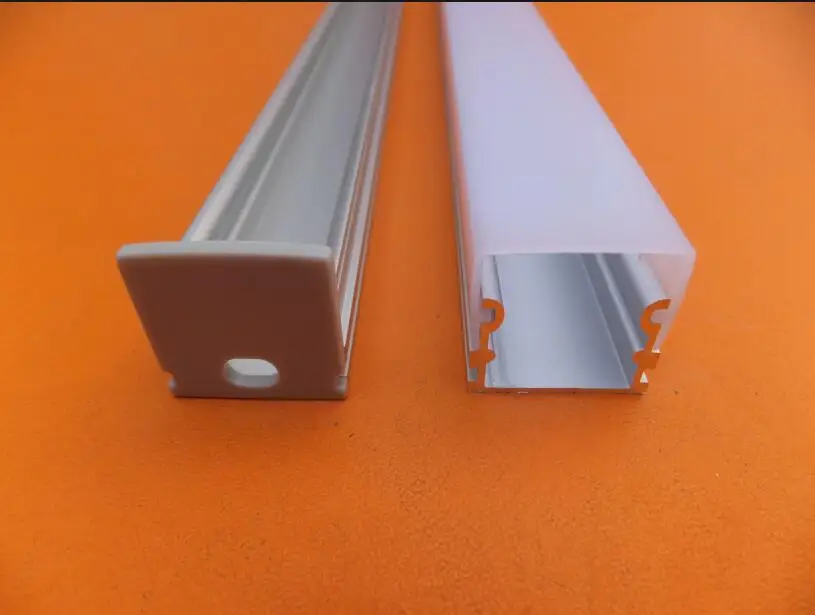 

Free Shipping 2m/pcs 20pcs/lot led profile aluminium with cover , double row led strip aluminium profile,corner led profile