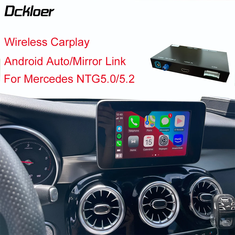 

Wireless CarPlay Radio For Mercedes Benz C-Class W205 & GLC 2015-2018 With Android Auto Mirror Link AirPlay Car Play Functions
