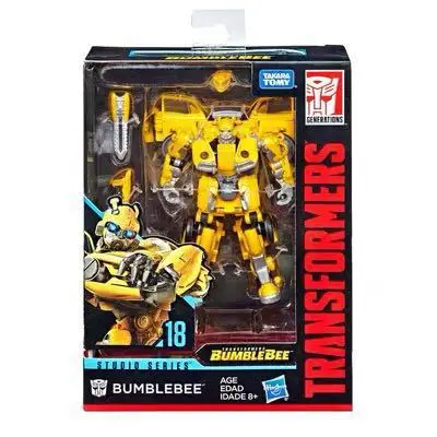 Игрушечные Трансформеры Hasbro серии 10 30 класса люкс Бамблби трещотка Катание на