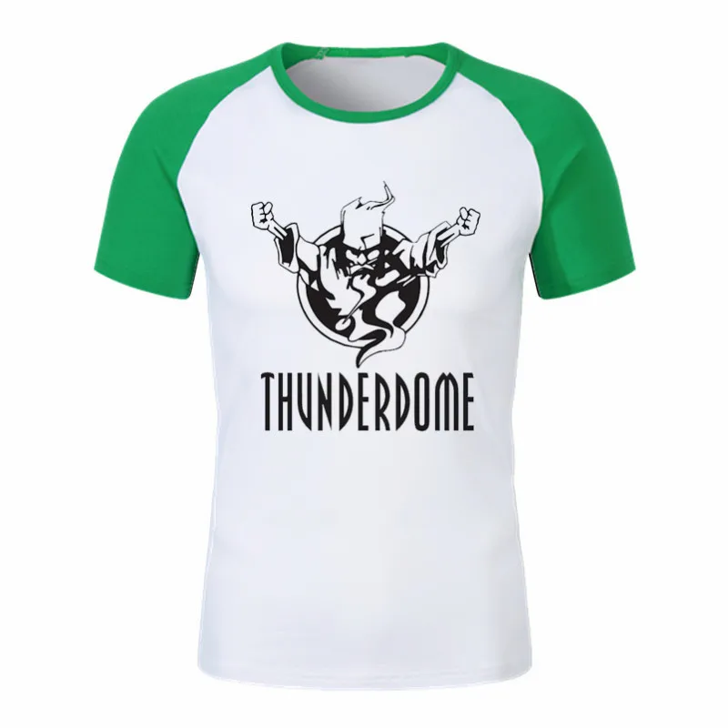 Новые крутые дизайнерские рубашки Thunderdome Hardcore Wizard для взрослых повседневные топы с короткими рукавами футболка мужская футболка простой стиль футболка - Цвет: P1753F-green