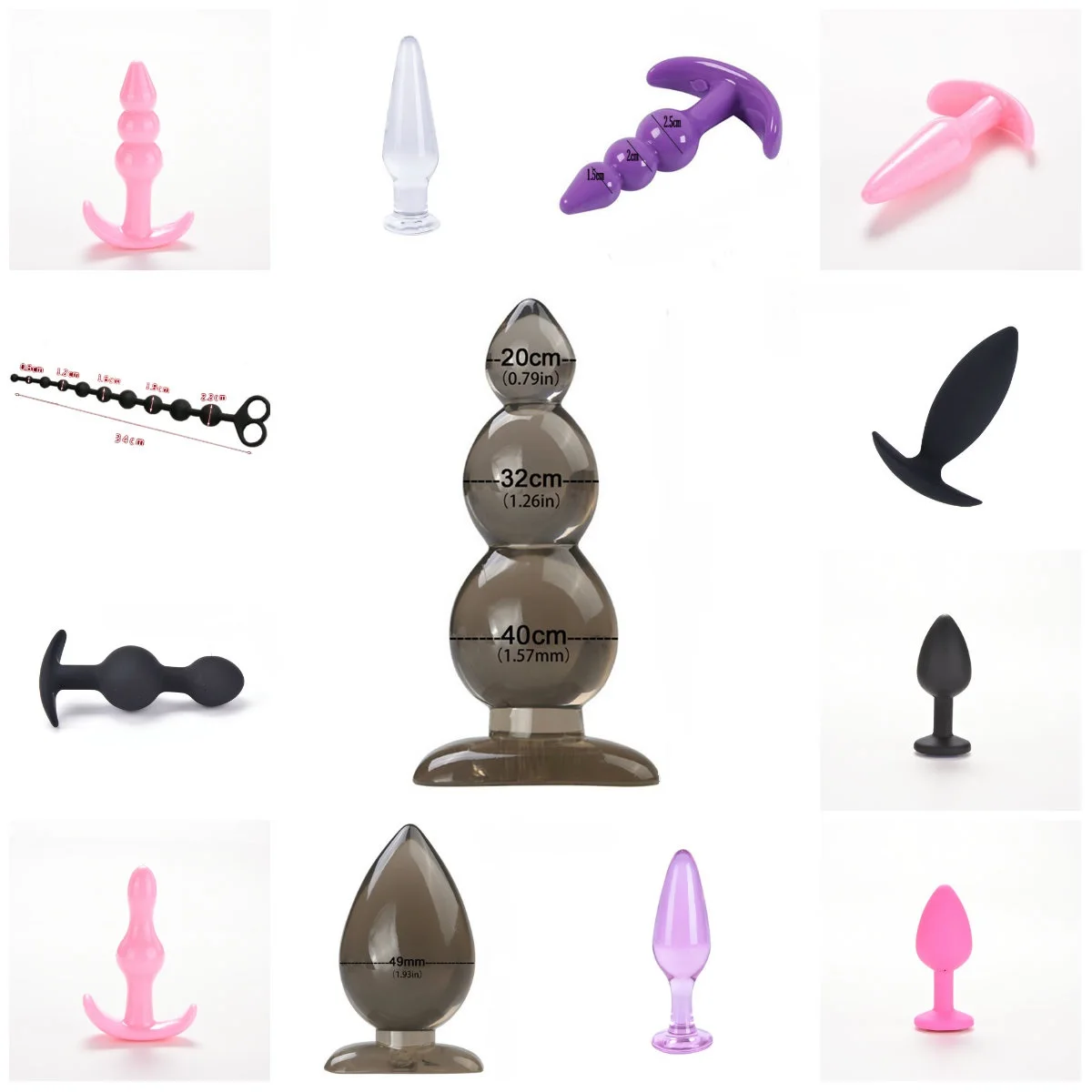 Анальная пробка для пар анальная с бусинами массажер простаты мастурбации секс