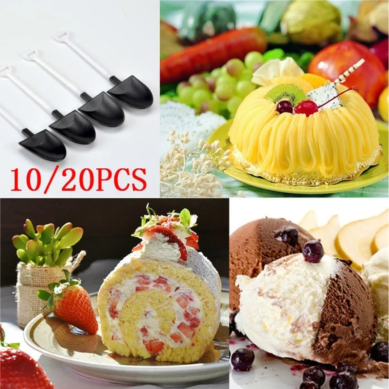 10/20 шт. одноразовые мини-лопаты для мороженого | Дом и сад