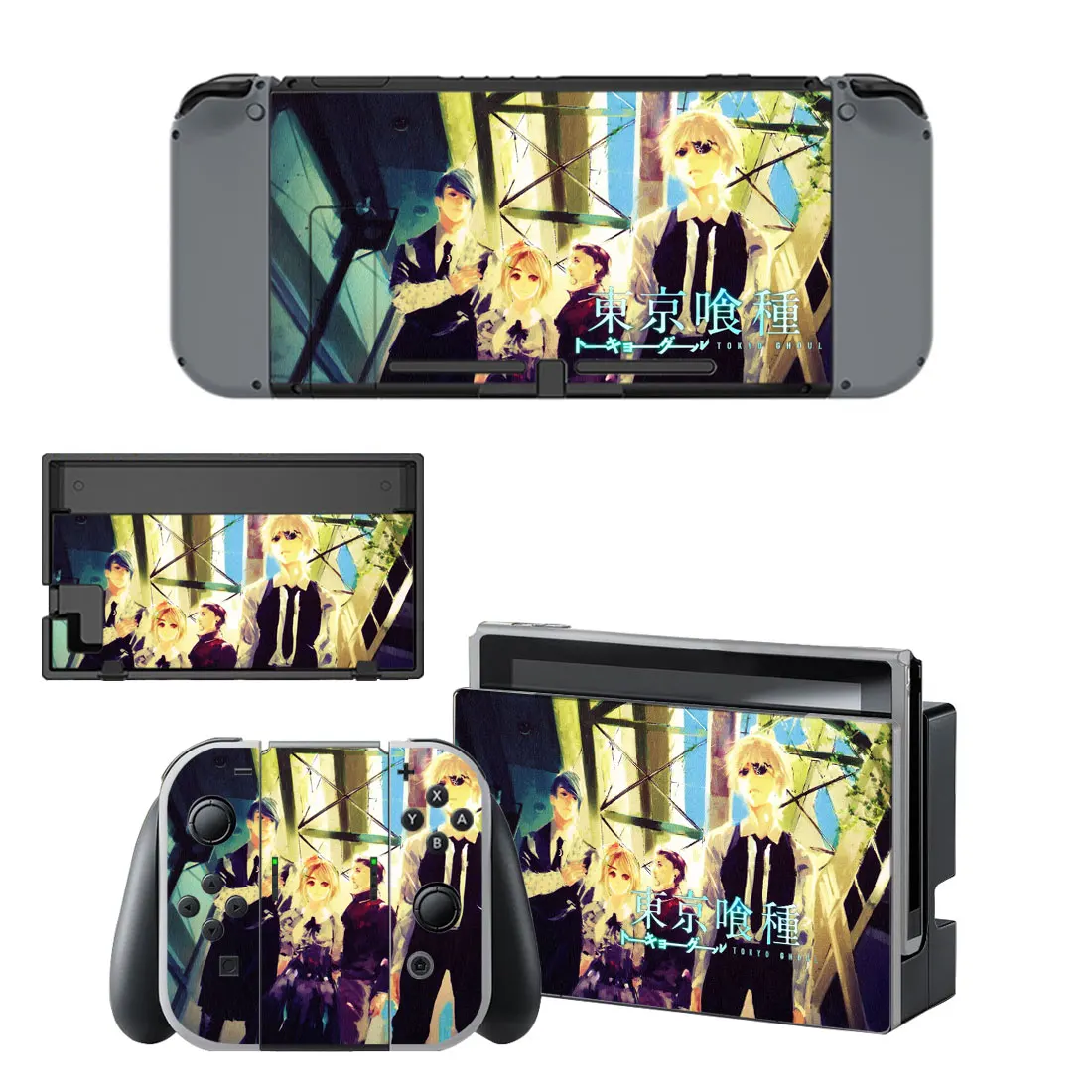 11 Styles Tokyo Ghoul Style Vinyl Decal Skin Sticker For Nintendo Switch NS NX Console Protector  Game Accessoriy NintendoSwitch