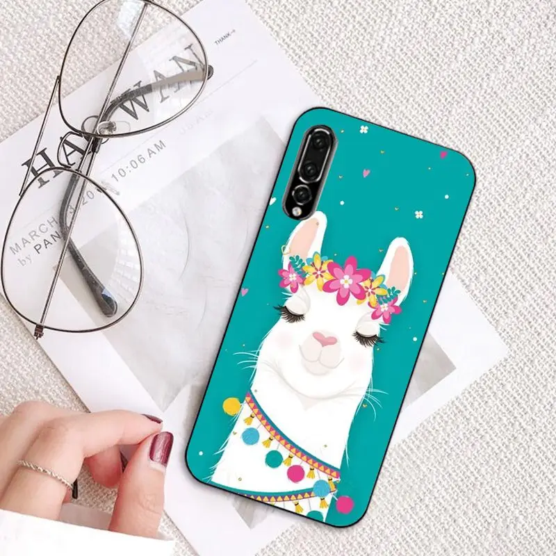 Babaite мультфильм лама Альпака чехол для телефона с животными Huawei P20 P30 Pro P20Lite P30Lite