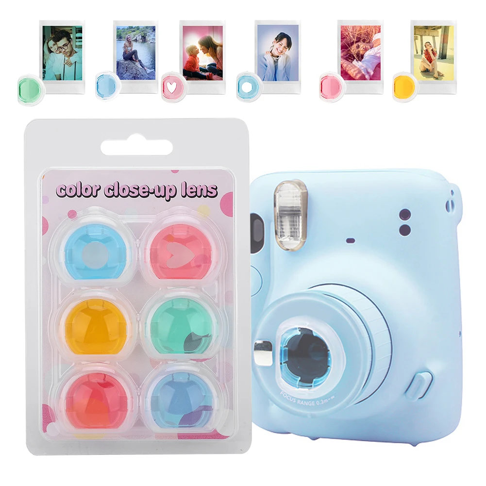 Набор цветных фильтров для объектива Fujifilm Instax Mini 11 4 шт./6 шт. | Электроника