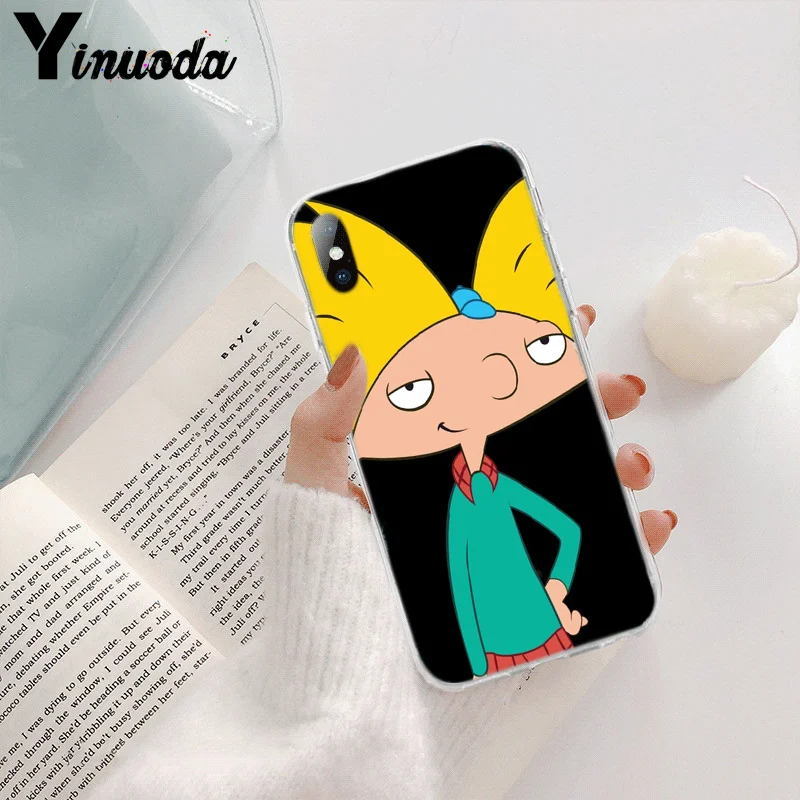A11 Yinuoda Hey Arnold TPU Мягкий силиконовый прозрачный чехол для телефона iPhone 8 7 6 6S Plus X XS MAX 5 5S SE XR 11 pro max - Цвет: A11