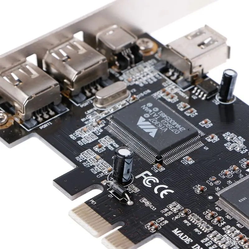 pci e 1x ieee 1394a 4 порта 3 1 адаптер карты firewire 6 4 pi