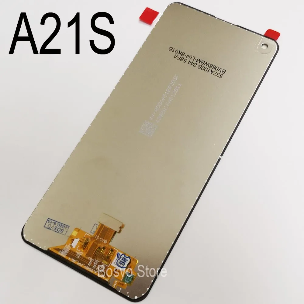 Pantalla Lcd t&aacute;ctil para Samsung A21S, montaje de marco, A217, SM-A217F/DS, venta al por mayor, 5 unids/lote-4
