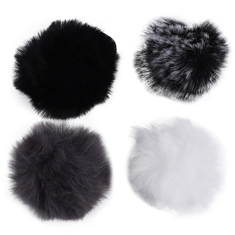 Universal Lavalier Microphone Furry Windscreen Fur Windshield Wind Muff Soft for Sony Rode Boya Lapel Mic 5Mm | Электроника