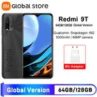 Глобальная версия смартфона Xiaomi Redmi 9T 4 Гб 64 ГБ4 Гб 128 ГБ6 ГБ 128 ГБ Snapdragon 662 48MP камера заднего вида 6000 мАч без NFC