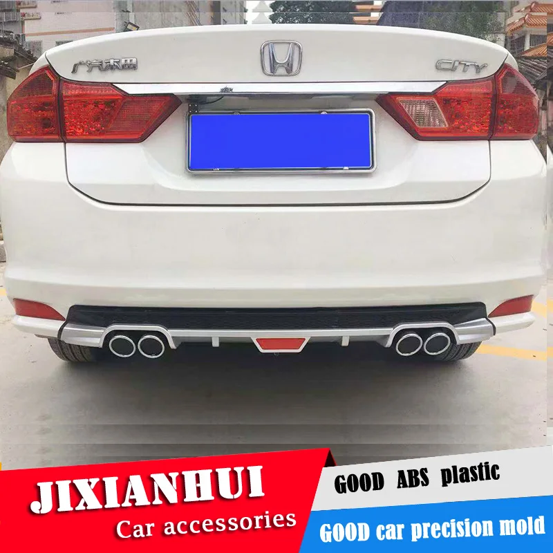 Для City Body kit спойлер 2015 2017 для Honda DCS ABS задний передний бампер диффузор защитные