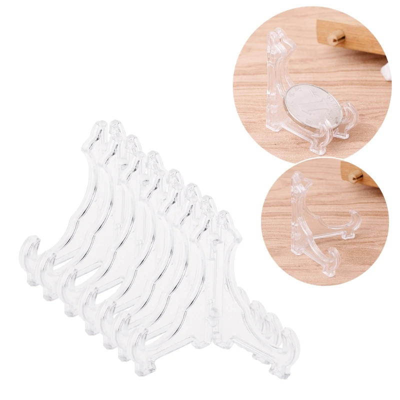 Пластиковый дисплей 42 мм мерная монета жетон значок держатель модель C63B | Дом и