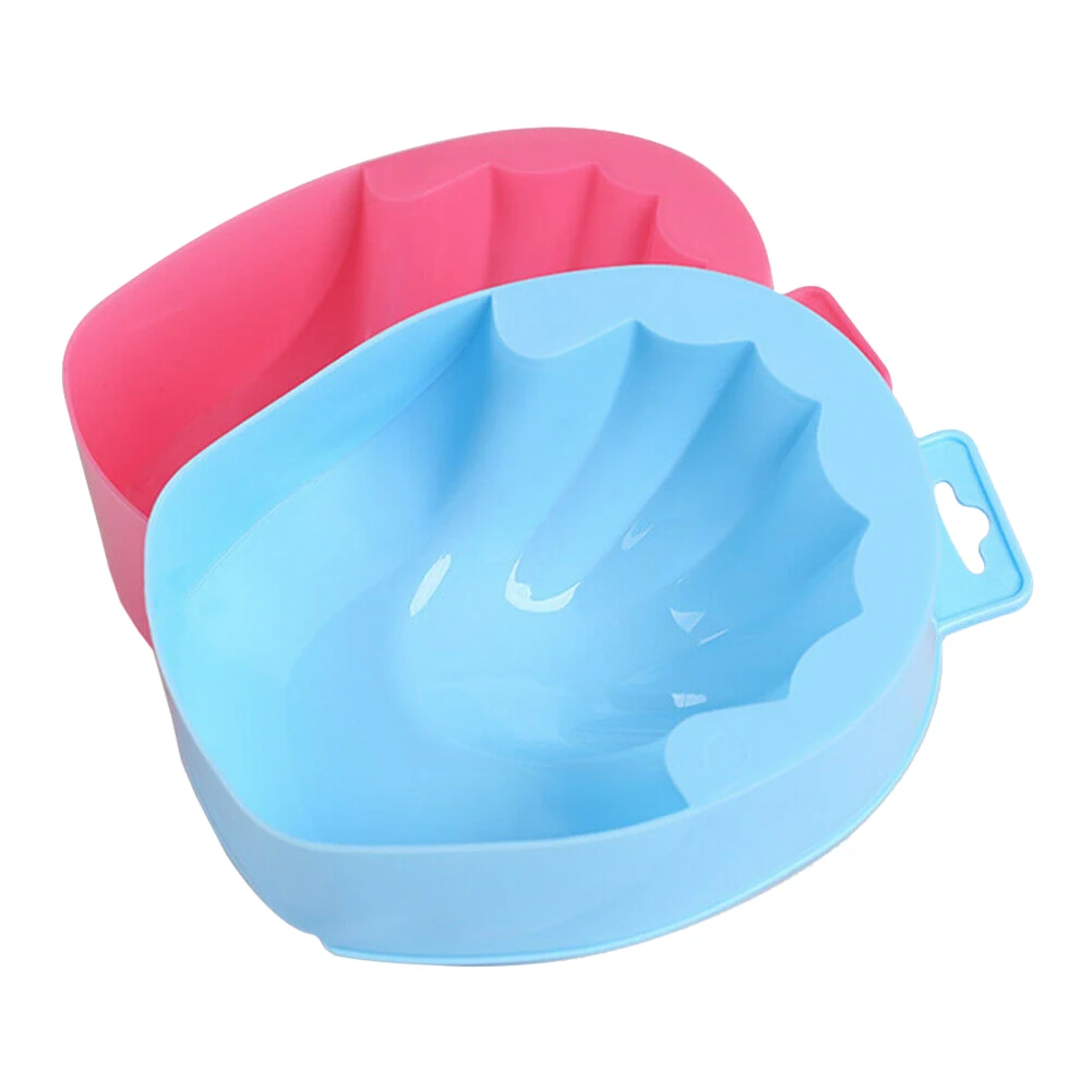 2 шт. профессиональный пластиковый поднос для ручной стирки ногтей салонов и