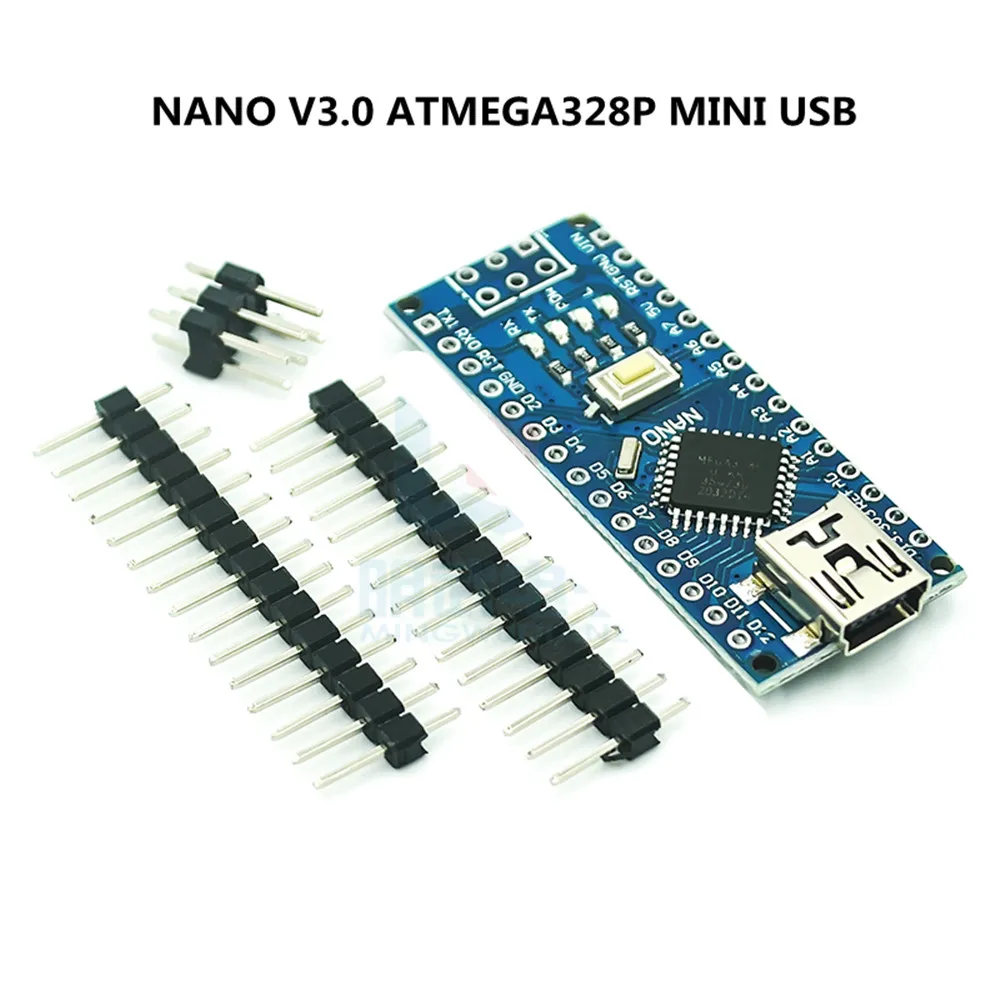 Совместимый контроллер Nano v3.0 для Arduino с загрузчиком USB-драйвером CH340 16 МГц ATMEGA328P/168P